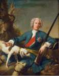 Nattier Jean-Marc Portrait of Alexander Kurakin  - Hermitage